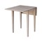 International Concepts Rectangle Small Dropleaf Table, Washed Gray Taupe, 20.6 W, 36 L, 29 in H, Wood, Washed Gray Taupe T09-2236D - alternate 4